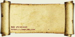 Jakov Radoš vizit kartica